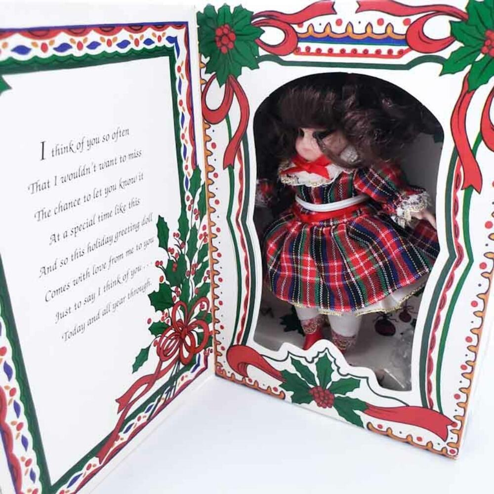 New Vintage Marie Osmond Porcelain Doll Christmas